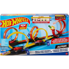 Игровой набор Mattel Hot Wheels Action Автотрек Гонка с петлями HDR83