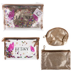 Набор из косметичек 3в1 Lukky Glam Trio