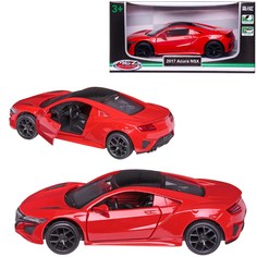 Машинка MSZ серия 1:43 Honda Acura NSX, красная, инерционный механизм, двери открываются