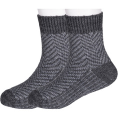 Носки детские Rusocks 2-Д-382, темно-серые, рис 0, 14-16