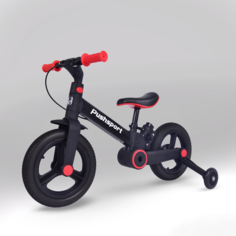 Детский двухколесный велосипед Pushsport черный