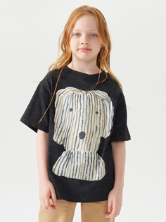 Футболка детская Happy Baby 88211, black dog , 116