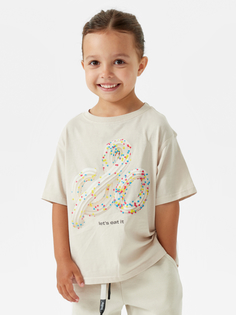 Футболка детская Happy Baby 88211, beige cream , 104