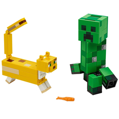 Конструктор LARI 11474 Крипер и Оцелот My World 184 детали