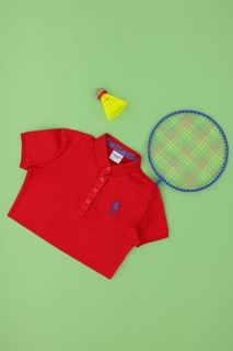 Футболка детская US Polo Assn G084SZ0110TP01-IY024_VR030, красный, 134