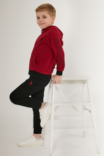 Костюм повседневный US Polo Assn G083SZ0HF0US1559_VR014, бордовый, черный, 122