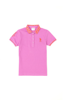 Футболка детская US Polo Assn G084SZ0110SD01-IY024_VR037, фиолетовый, 104