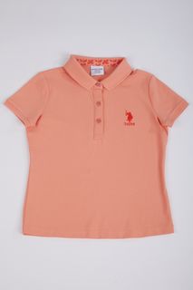 Футболка детская US Polo Assn G084SZ0110TP01-IY024_VR047, персиковый, 140