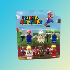 Набор фигурок Super Mario конструктор супер марио, 6 шт No Brand