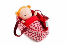 Кукла мягкая LILIPUTIENS Агата в переноске, 83133 Lilliputiens