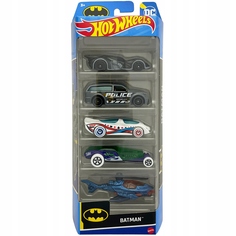 Набор игровой Hot Wheels Batman из 5 машинок, HTV44