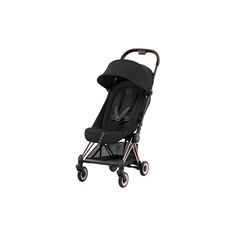 Коляска прогулочная Cybex Coya Rosegold Sepia черная