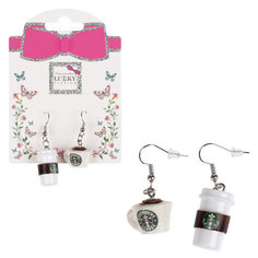 Детские серьги Lukky Fashion с подвесками Lukky Coffee