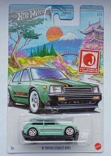 Машинка Hot Wheels Themed Automotive `81 Toyota Starlet HRT02