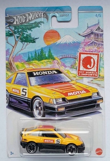 Машинка Hot Wheels Themed Automotive 1985 Honda CR-X J-Imports HRT03