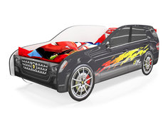 Кровать-машина Киндер Джип Черный (Мерседес GL) Без подсветки