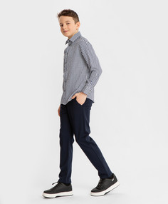 Брюки детские Button Blue 224BBBS56021000, синий, 140