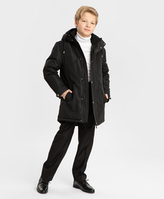 Пальто детское Button Blue 224BBBS45010800, черный, 164