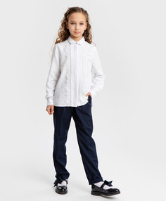 Брюки детские Button Blue 224BBGS63011000, синий, 140