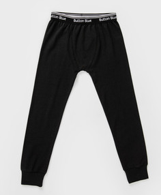 Термобелье детское низ Button Blue 100BBBU13010800, черный, 152