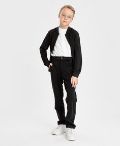 Брюки детские Button Blue 224BBBS56020800, черный, 134