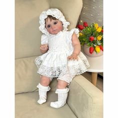 Кукла Реборн мягконабивная 60см в пакете (FA-596) Npk Toys