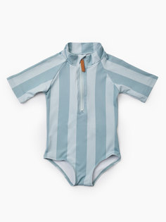 Купальник для девочек (blue, 92-98) Happy Baby голубой 92-98