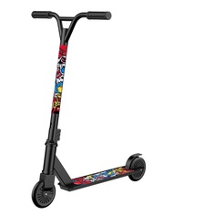 Самокат Trick Scooter Perfetto Sport PS-714 трюковой чёрный