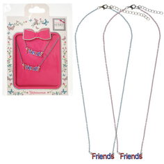 Детская цепочка Lukky Fashion с подвеской Сердце пополам Best Friends