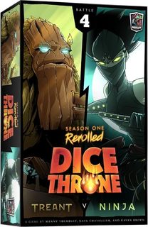 Настольная игра Dice Throne Season 1: Treant vs Ninja, ROX639 No Brand
