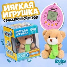 Мягкая игрушка Milo toys Мишка с электронной игрой Milotoys
