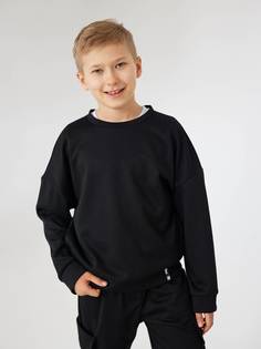 Свитшот детский Batik 049 ш24, черный, 122 Батик