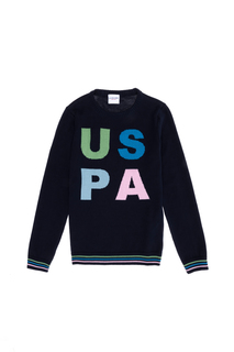 Джемпер детский US Polo Assn G083SZ0TK0HARANA, темно-синий, 98