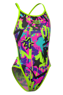 Купальник слитный детский Mad Wave Diana junior PBT B2, розовый, 158