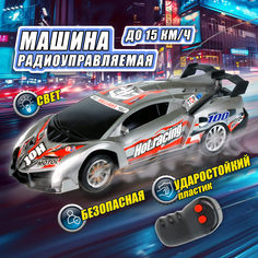 Машинка 1toy 1:24 на р/у 2 функции серебристый