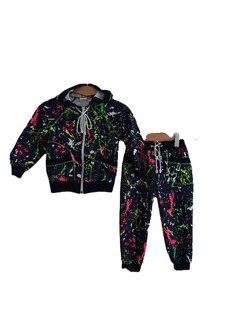 Костюм повседневный спортивный детский СП-К, темный синий, 110 No Brand