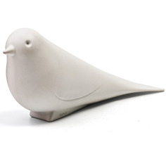 Подпорка для двери Dove, белая Qualy