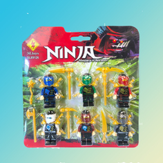 Набор фигурок ниндзяго дракон робот лего, 6 шт No Brand
