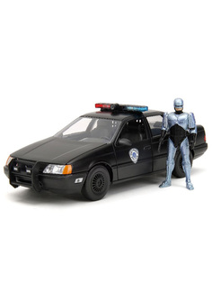 Машина автомобиль Форд Таурус с фигуркой Робокопа Robocop 1 к 24 20,5 см Jada Toys