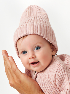 Шапка детская Happy Baby 88522 цв. розовый р. onesize
