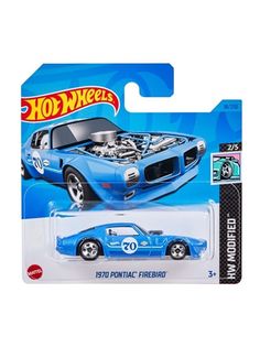 Машинка Hot Wheels легковая машина HKH83 металлическая 1970 PONTIAC FIREBIRD голубой