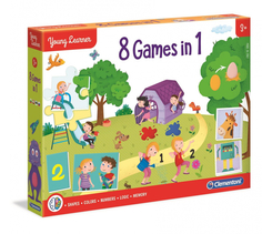 Настольная игра Набор обучающих игр 8 в 1 для дошкольного возраста Clementoni