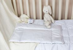 Детская подушка PRINZ AND PRINZESSIN Baby Cotton низкая белый