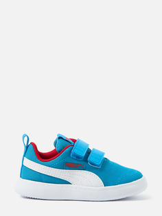 Кроссовки для мальчиков PUMA Courtflex v2 Mesh V Inf 371759 синий/белый 26 EU