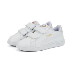 Кроссовки для девочек PUMA Smash v2 Metallics V PS 386198 белые 31 EU