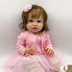Кукла NPK-TOYS Реборн виниловая 55см в пакете FA-827