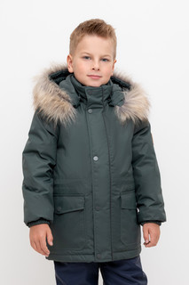 Пальто детское CROCKID 1B LJKT 043 3, зеленый, 116