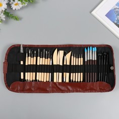 Инстументы для лепки и творчества набор 30 предметов 8х8х21 см No Brand
