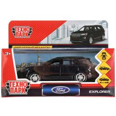 Машина Технопарк Ford Explorer 12 см, металл, двери, багажник, инерция, черный