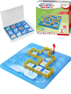 Головоломка Bright Kids Веселое IQ-развитие, Логическая рыбалка, 60 заданий, И-7833